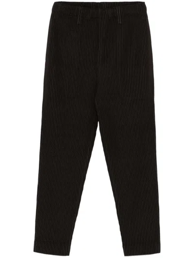 ISSEY MIYAKE KERSEY PLEATS TROUSERS