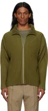 Issey Miyake Khaki Color Pleats Sweater