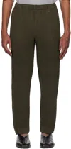Issey Miyake Khaki Wool Like Light Trousers In 65-khaki
