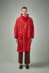 Issey Miyake Kite Coat In Red