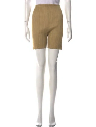 Pre-owned Issey Miyake Knee-length Shorts In Yellow