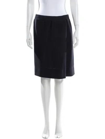 Pre-owned Issey Miyake Knee-length Skirt In Black
