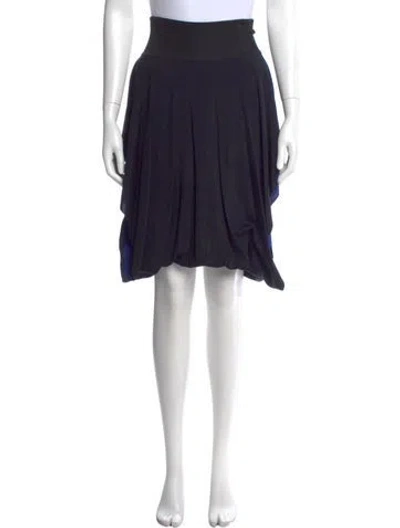 Pre-owned Issey Miyake Knee-length Skirt In Black