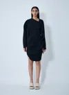 Issey Miyake Women Knit As If Top In Black