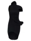 Issey Miyake 'knit (as It Is)' Dress In Black