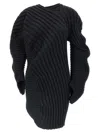 Issey Miyake 'knit (as It Is)' Top In Black