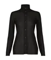 Issey Miyake Knit Shirt In Black
