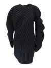 Issey Miyake Women Knit As If Top In Black