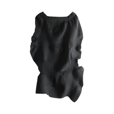 Pre-owned Issey Miyake Kone Kone Skirt 'black' | Women's Size 2