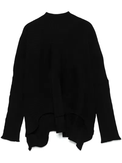 Issey Miyake Kone Kone Sweater In Black