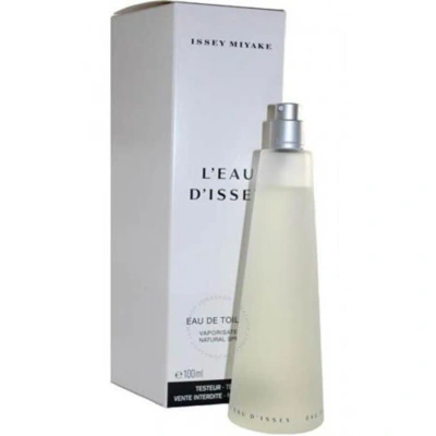 Issey Miyake Ladies L'eau D'issey Edt Spray 3.4 oz (tester) Fragrances 3423473001683 In Orange / Rose / White
