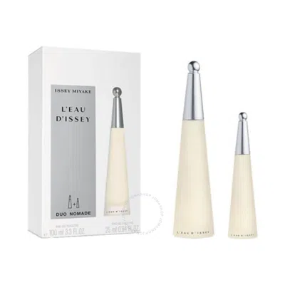 Issey Miyake Ladies L'eau D'issey Gift Set Fragrances 3423222090906 In White