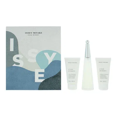 Issey Miyake Ladies Miyake L'eau D'issey Gift Set Fragrances 3423222119645