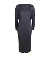 Issey Miyake Lantern Midi Dress In Grey