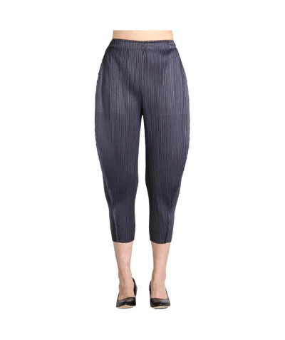 Issey Miyake Lantern Trousers In Black