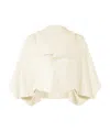 Issey Miyake Lapel Knitted Cardigan In White