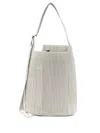 Issey Miyake Large Utility Shoulder Bag In White