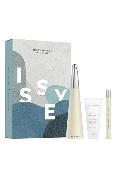 Issey Miyake L'eau D'issey Eau De Toilette Gift Set $176 Value In Transparent