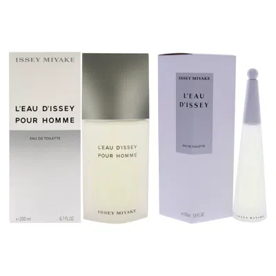Issey Miyake Leau Dissey Kit By  For Unisex- 2 Pc Kit 6.7 oz Edt Spray, 1.6 oz Edt Spray In Multi