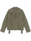 Issey Miyake Parachute Casual Jacket In Green