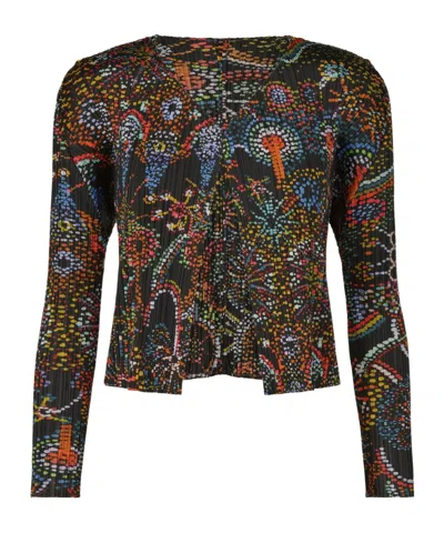 Issey Miyake Light Festival Cardigan In Multi