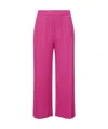 Issey Miyake Light Wave Trousers In Pink
