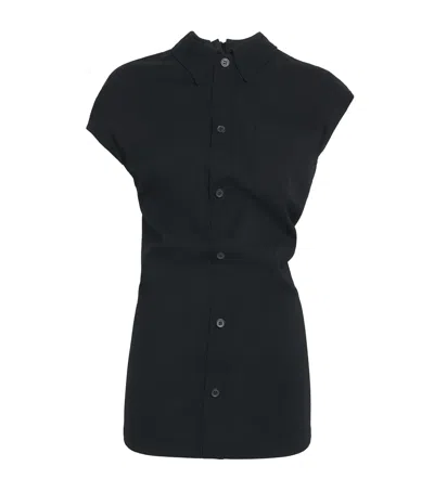 Issey Miyake Like Torso Like Shirt In Black