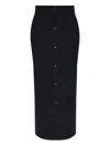 Issey Miyake Like Torso Like Shirt Buttoned Skirt In Black