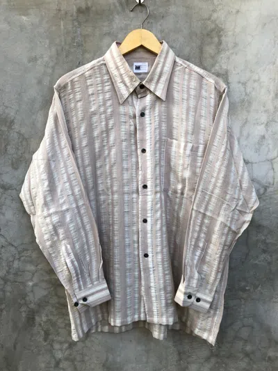 Pre-owned Issey Miyake Linen Shirt In Stripe
