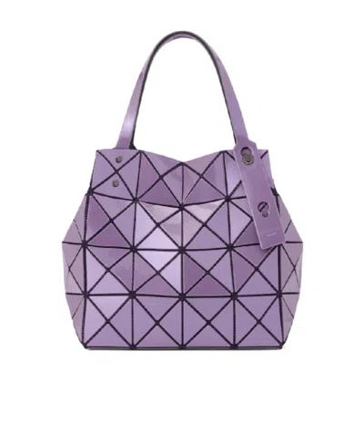 Issey Miyake Lingge Handbag In Purple