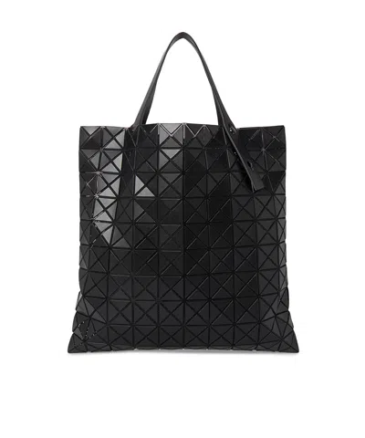 Issey Miyake Logo Handbag In Black