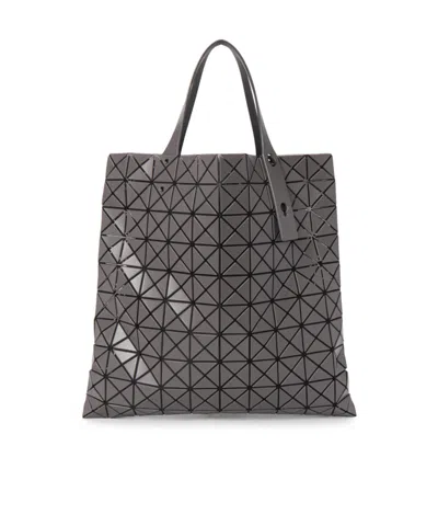 Issey Miyake Logo Handbag In Black