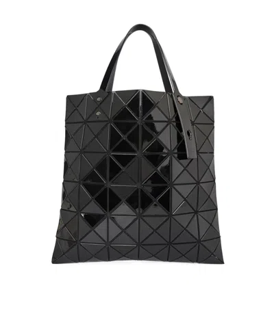 Issey Miyake Logo Handbag In Black