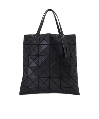 Issey Miyake Logo Handbag In Black