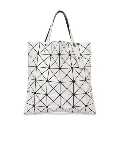 Issey Miyake Logo Handbag In White