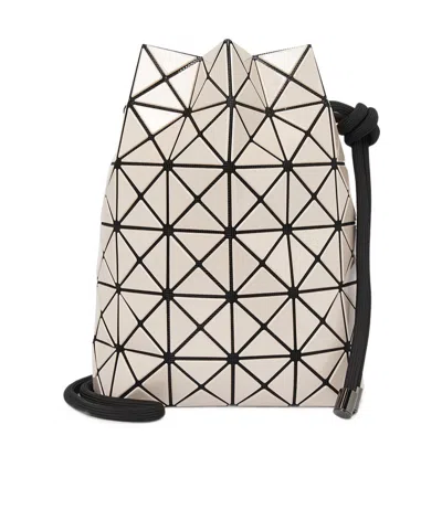 Issey Miyake Logo Shoulder Bag In White