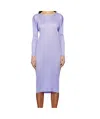 Issey Miyake Blue Monthly Colors August Minidress In Blue