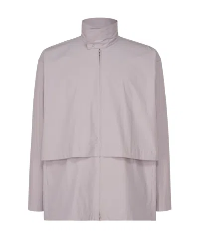 Issey Miyake Long Sleeve Shirt In Gray