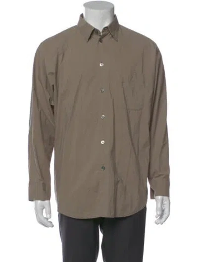 Pre-owned Issey Miyake Long Sleeve Shirt In Neutrals