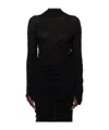 Issey Miyake Long Sleeve Sweater In Black