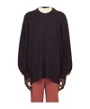 Issey Miyake Long Sleeve Sweater In Black