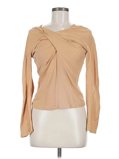 Pre-owned Issey Miyake Long Sleeve T-shirt In Tan
