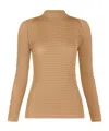 Issey Miyake Long-sleeved Blouse In Nude