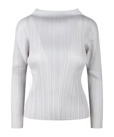 ISSEY MIYAKE LONG-SLEEVED BLOUSE