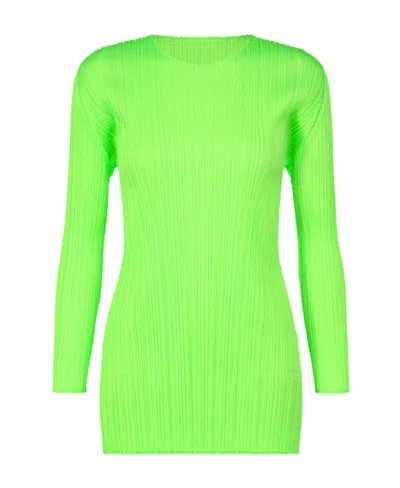Issey Miyake Long-sleeved Jacket In Green
