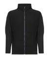 Issey Miyake Long-sleeved Knitted Cardigan In Black