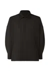 Issey Miyake Long-sleeved Shirt In Black