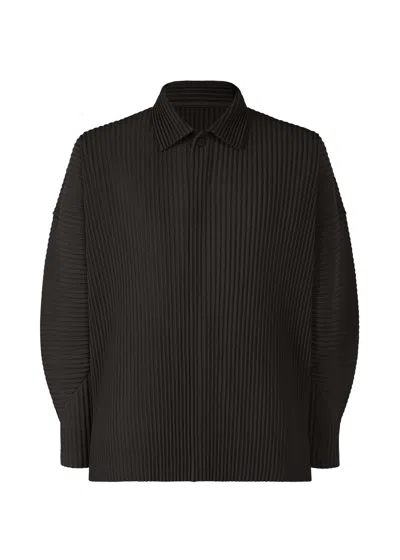 Issey Miyake Long-sleeved Shirt In Black