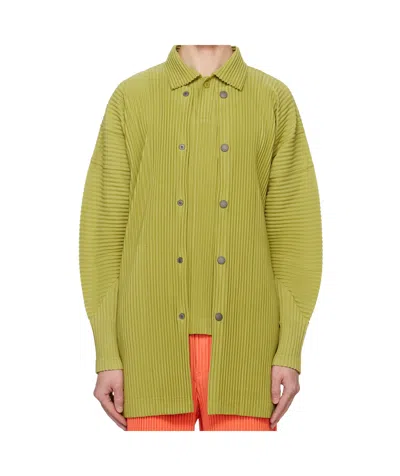 Issey Miyake Green Monthly Color October Shirt In 66-green Tea