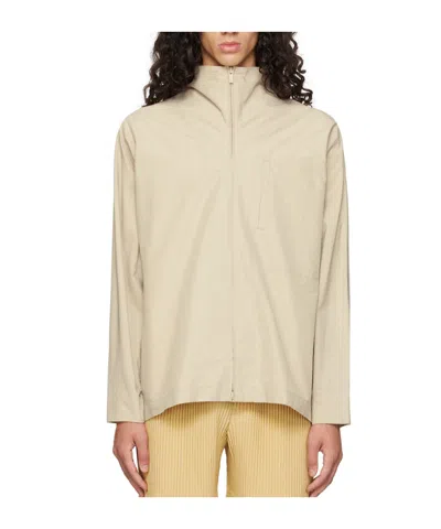 Issey Miyake Long-sleeved Shirt In Nude